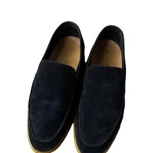 Loro Piana Dark Suede Loafers